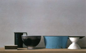 Wim Blom-Flow blue 1980 oil on canvas 41x61cm