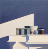 Wim Blom-Mantel-shelf 2011 oil on canvas 51 x 51 cm- 20 x 20 inches