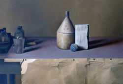 Wim Blom-Oil can with book on table