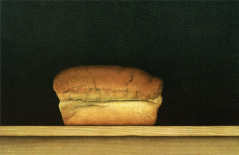 Wim Blom - Loaf of bread 1995 mixed media on paper 32 x 49 cm 
