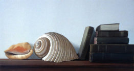 Wim Blom - Shell and Books oil 16x25 in